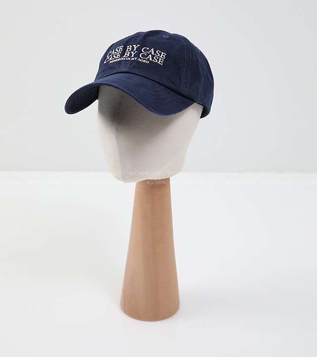 バイ刺繍レタリングボールキャップ