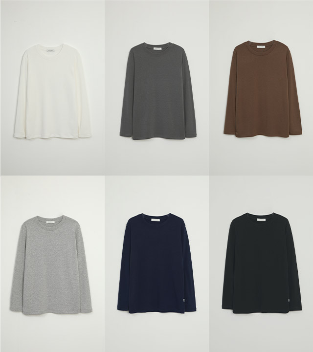 [RR]ワンピースベーシックスパン起毛Tシャツ