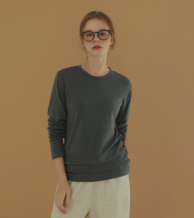 [RR]ワンピースベーシックスパン起毛Tシャツ