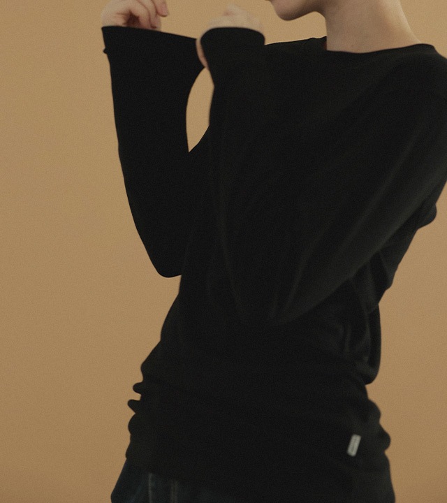 [RR]ワンピースベーシックスパン起毛Tシャツ