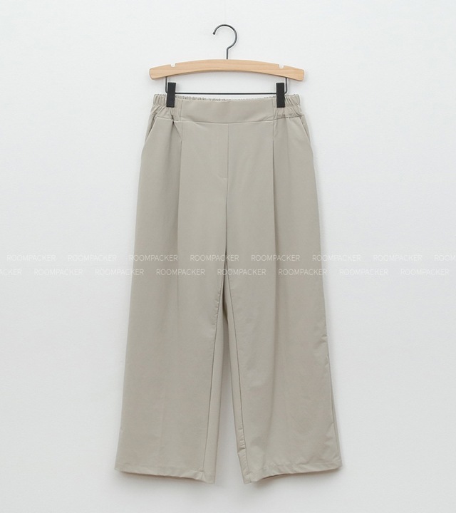 [RR]スクエアスクエアピンタック7分丈パンツ