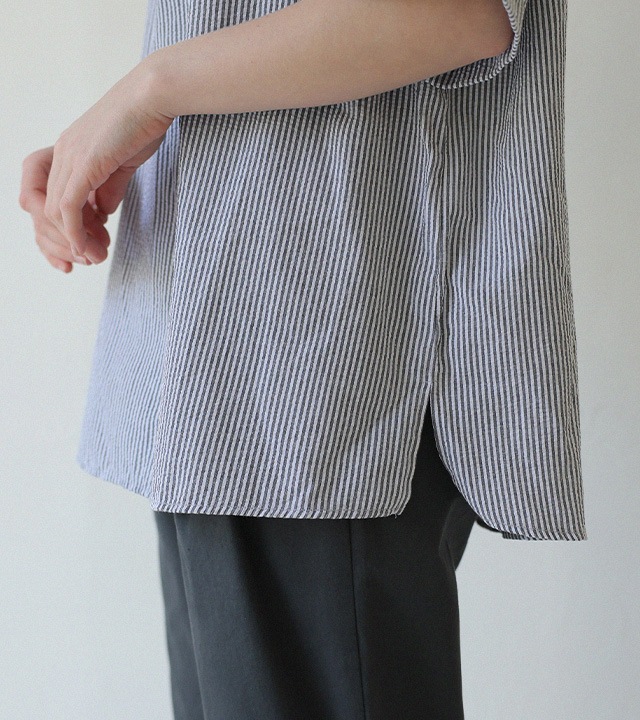 🌈[RR]ディーノシアサッカー半開きシャツ