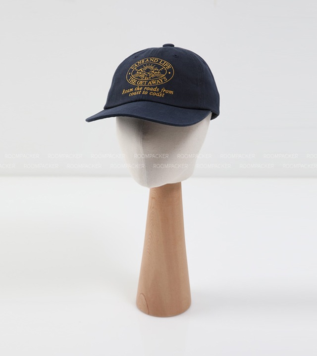 ライフ刺繍配色キャンプキャップ