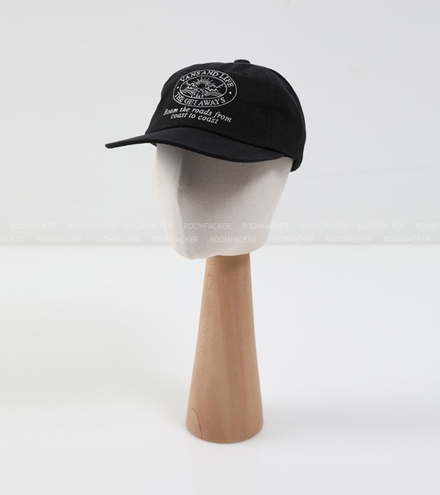 ライフ刺繍配色キャンプキャップ