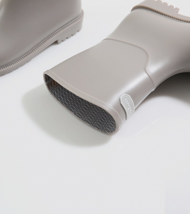 ラベルミドルレインブーツ