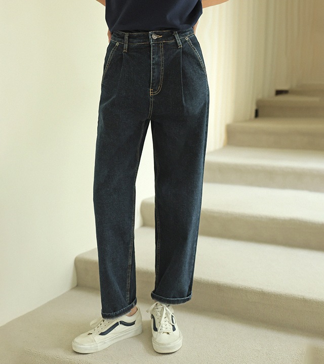 [RR]152起毛セミバギーパンツ_black