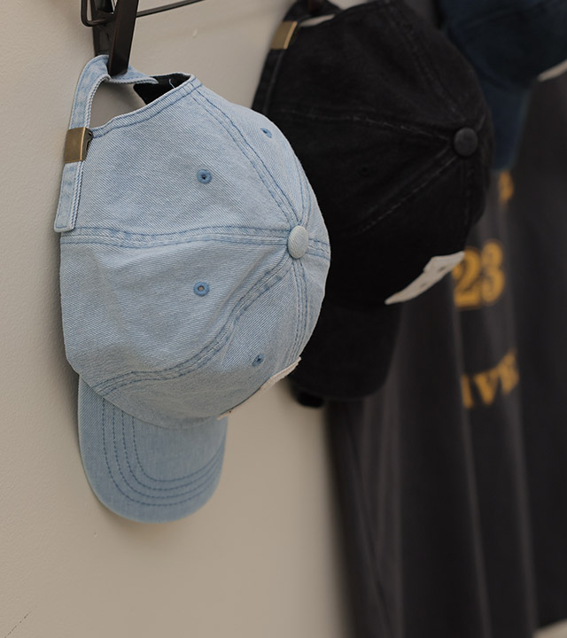ローBパッチデニムボールキャップ