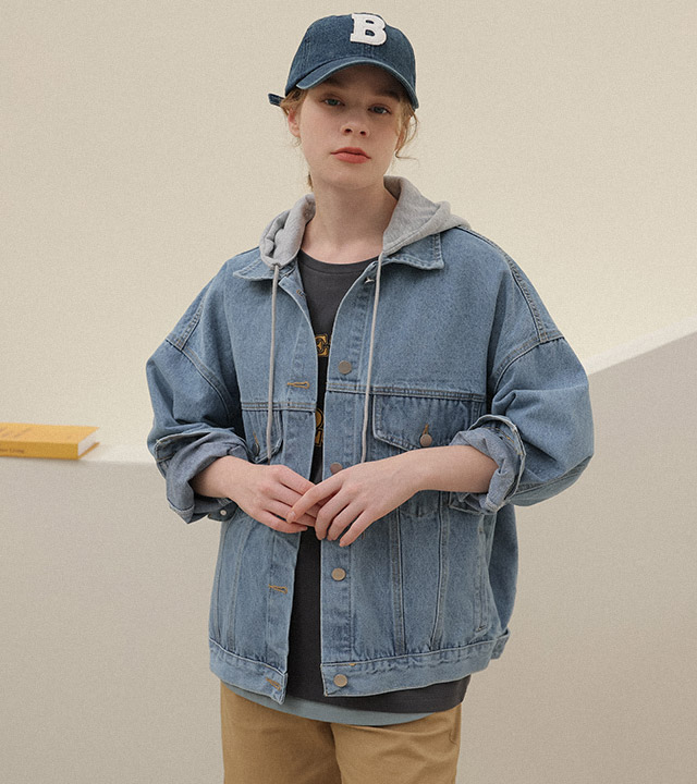 ローBパッチデニムボールキャップ