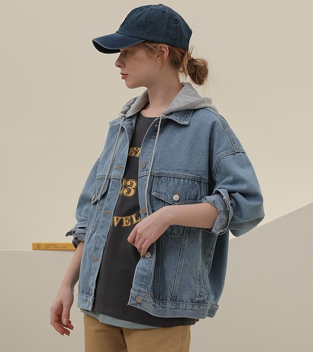 ローBパッチデニムボールキャップ