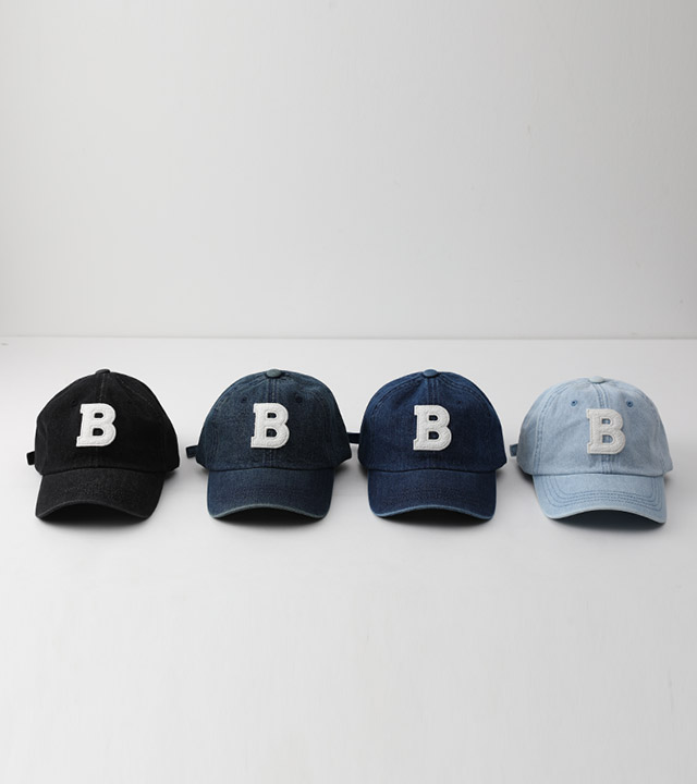 ローBパッチデニムボールキャップ