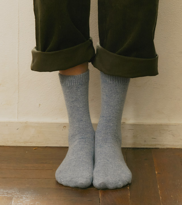 リアベーシックキャッシュウールソックス