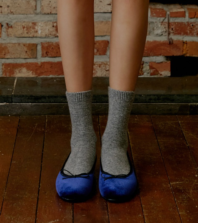 リアベーシックキャッシュウールソックス