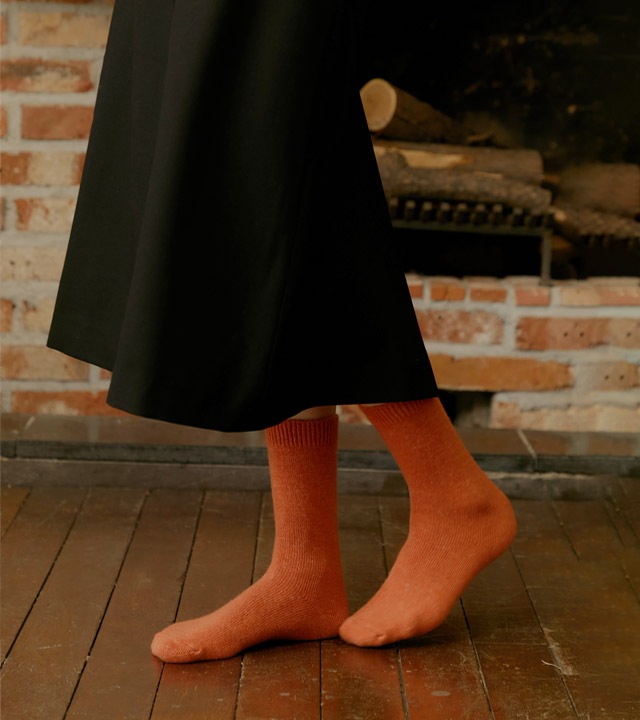 リアベーシックキャッシュウールソックス