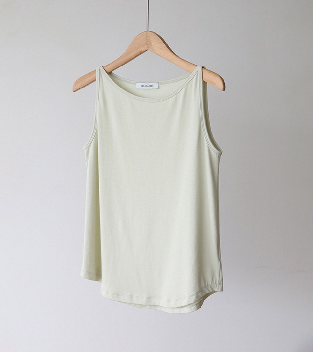 [RR]ハモンモーダルラッパ袖なしトップス