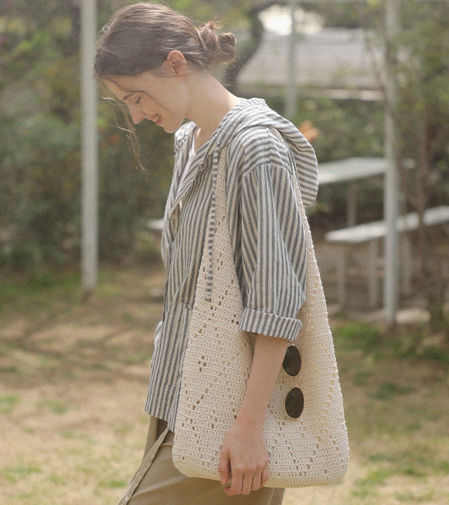 🌈[RR]フランコ S/T リネンフード付きジャンパー