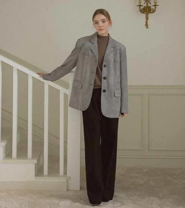 ROOM PACKER ダイヤルスエードシングルジャケット_camel 🌈[RR]ダイヤルスエードシングルジャケット_camel