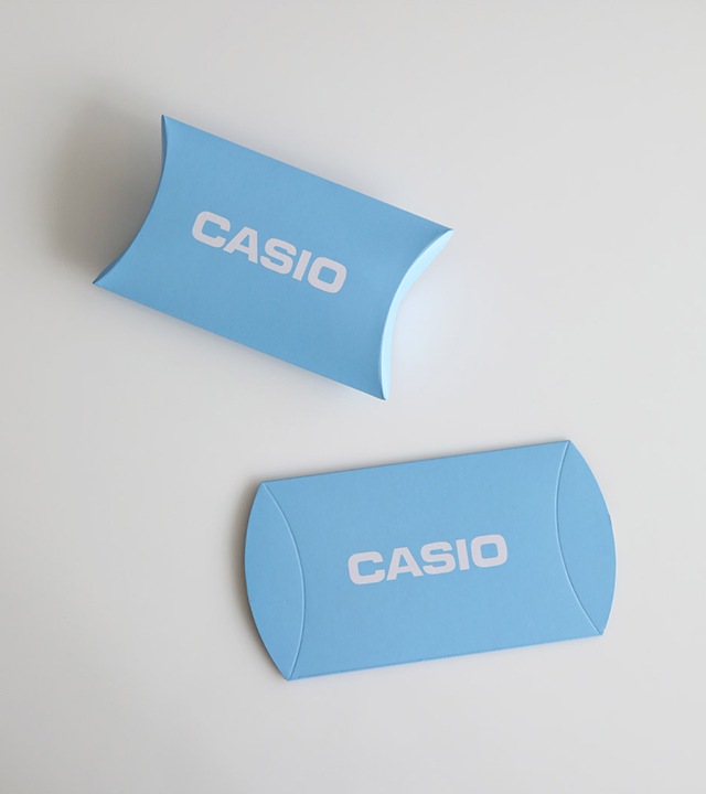 カシオカジュアル腕時計(ネイビー)
