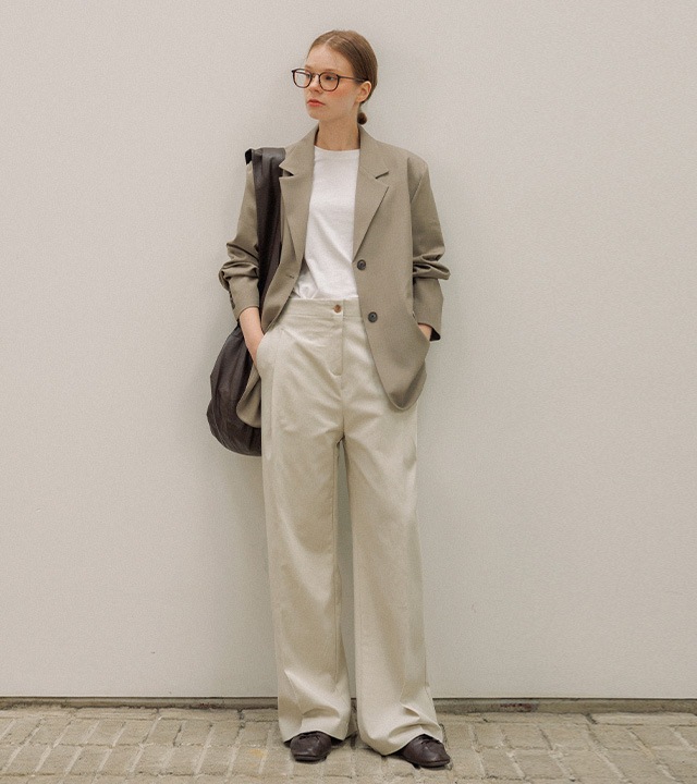 🌈[RR]ロニアンベーシックツーボタンジャケット_ブラック