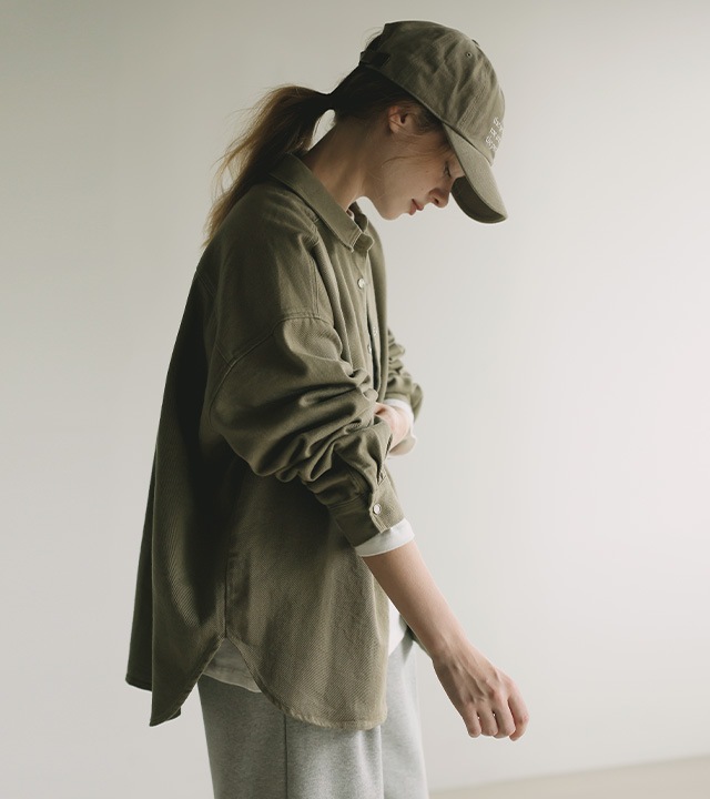 🌈[RR]ビギントートートウォッシュドコットンシャツ