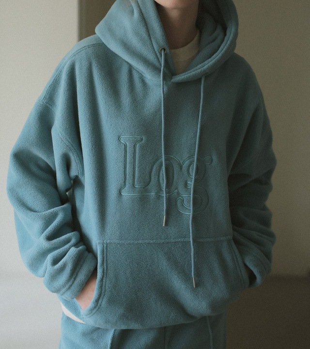 [RR]ボアフリースバンディングフードトップス