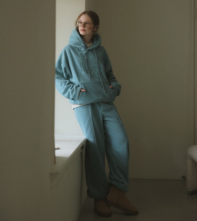 [RR]ボアフリースバンディングフードトップス