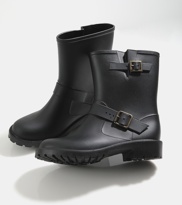 ソイミドルバックルレインブーツ