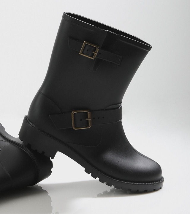 ソイミドルバックルレインブーツ