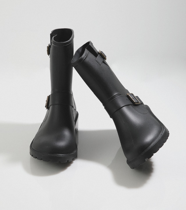 ソイミドルバックルレインブーツ