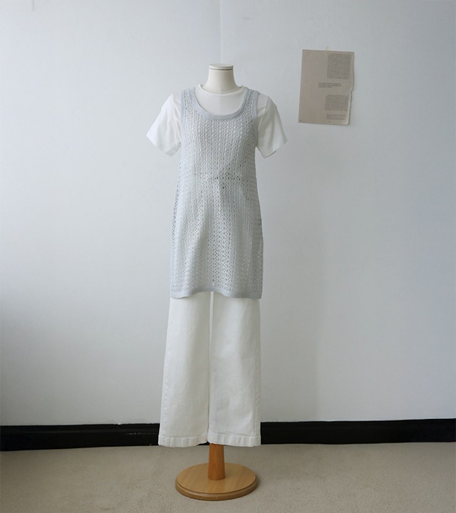 [RR]ハニーレイヤードクロシェニットワンピース