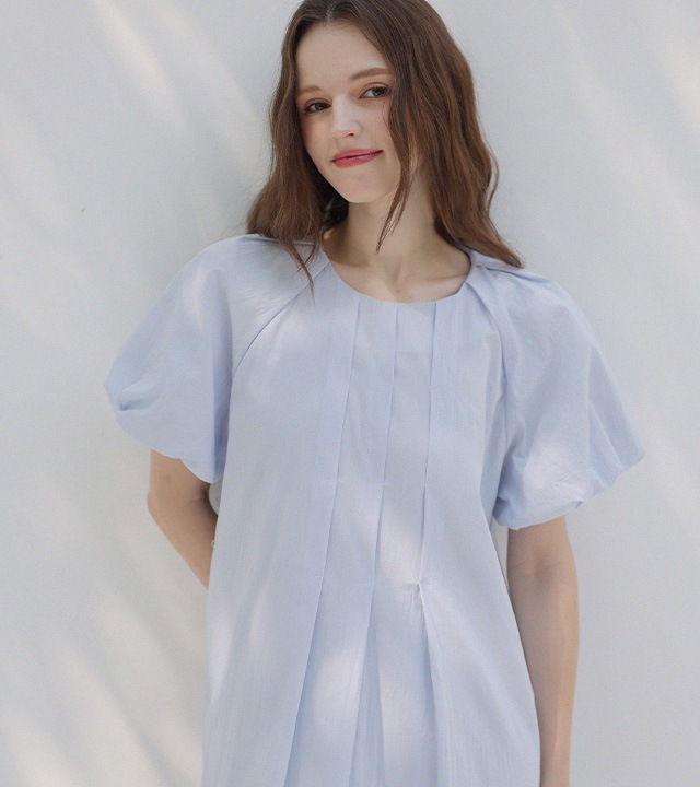 🌈[RR]セイリンピンタック シャーリングワンピース