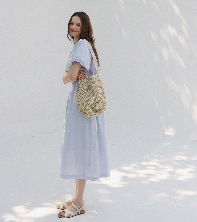 🌈[RR]セイリンピンタック シャーリングワンピース