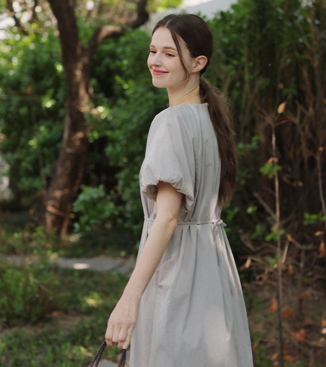 🌈[RR]セイリンピンタック シャーリングワンピース