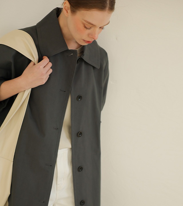 🌈[RR]安里カットラインバーバリーコート