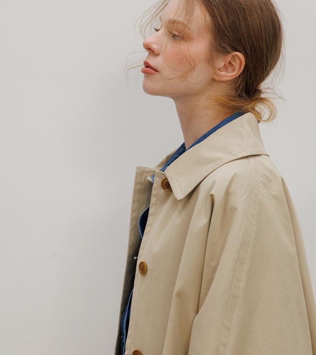 🌈[RR]安里カットラインバーバリーコート