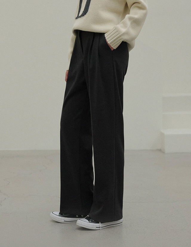 [RR]メイジセミワイドパンツ_charcoal