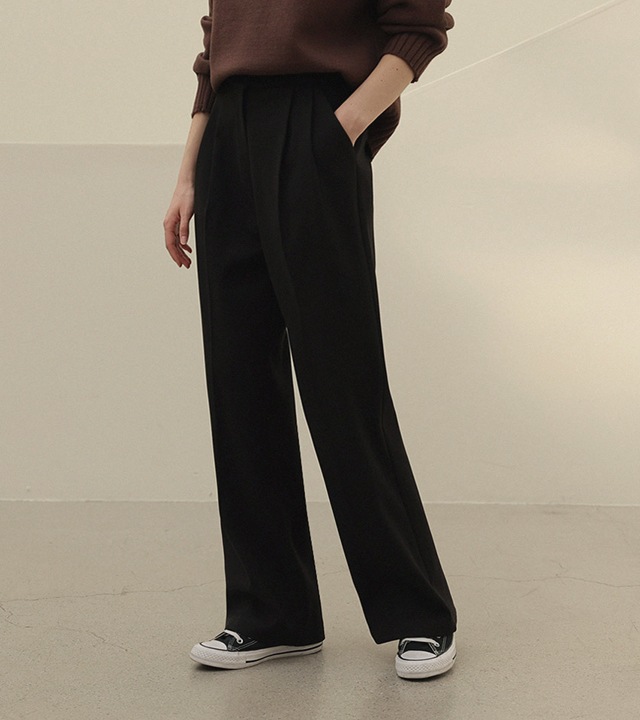 [RR]メイジセミワイドパンツ_black