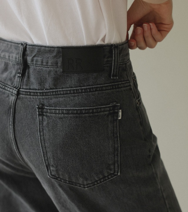 [RR]544グレーセミワイドパンツ