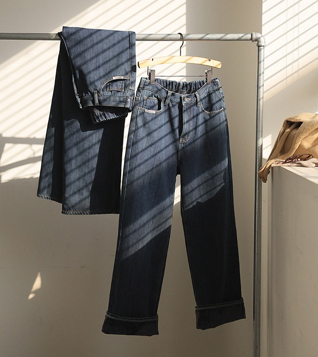 [RR]569ミンクワーム裏起毛パンツ