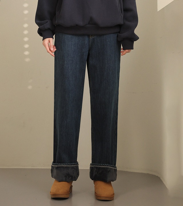 [RR]569ミンクワーム裏起毛パンツ