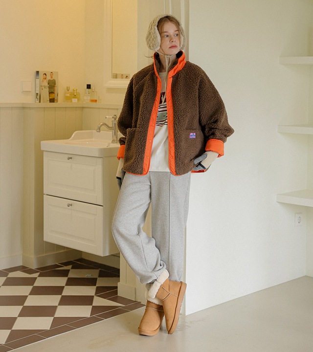 サーフパッチリバーシブルダブルジャンパー