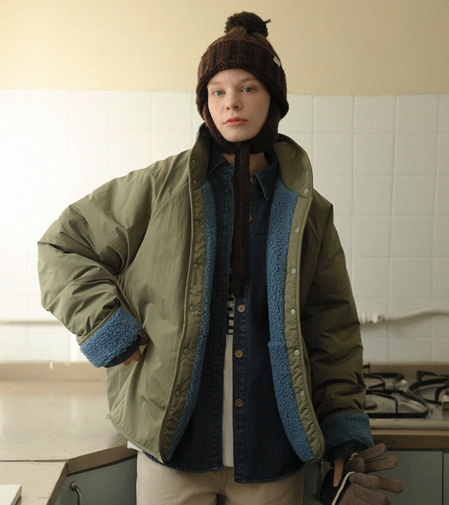 サーフパッチリバーシブルダブルジャンパー