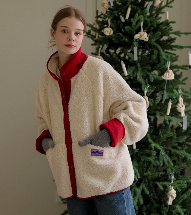 サーフパッチリバーシブルダブルジャンパー