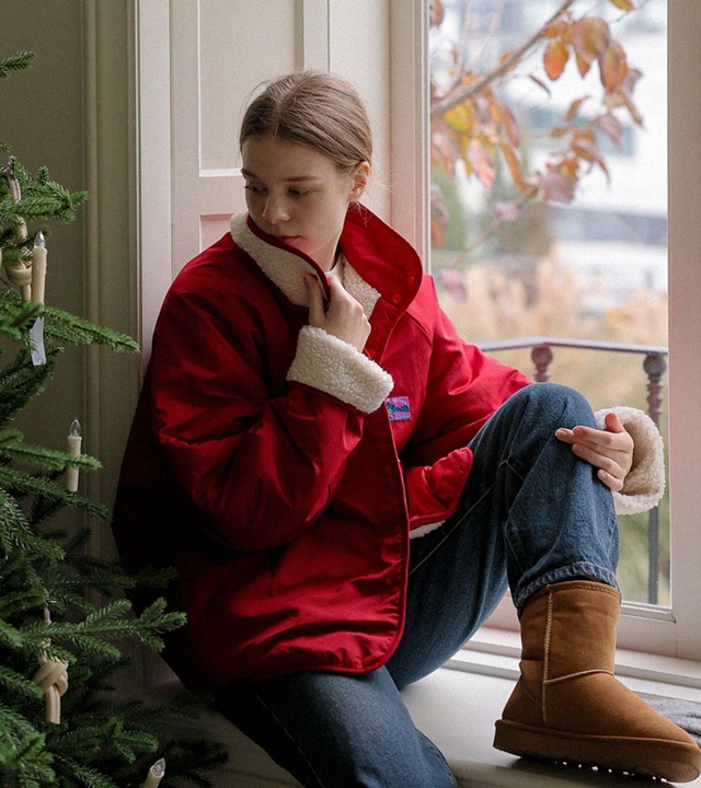 サーフパッチリバーシブルダブルジャンパー