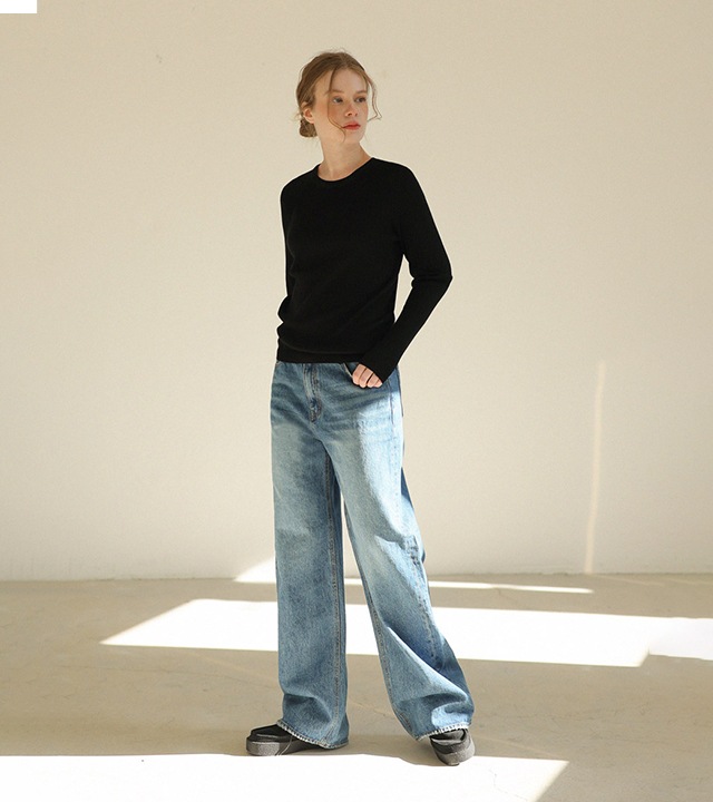 [RR]581クラシックセミワイドパンツ