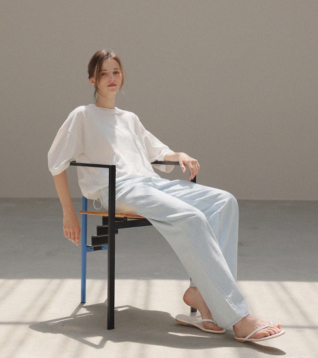 [RR]冷却PKストリング半袖トップス