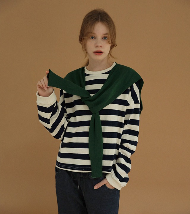 ポポベーシックニットショールマフラー