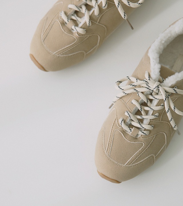 シルエット裏起毛スニーカー