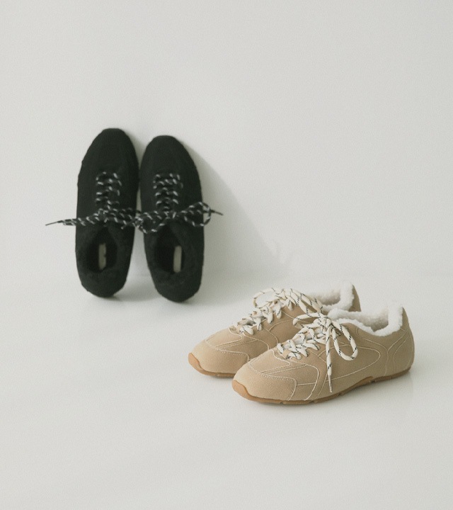 シルエット裏起毛スニーカー