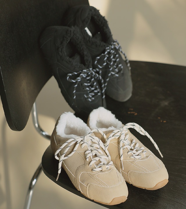 シルエット裏起毛スニーカー