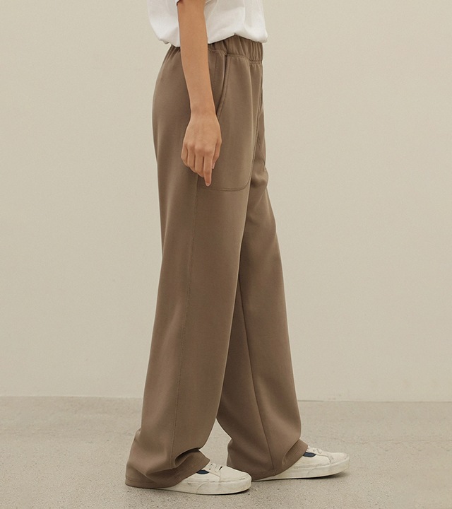 [RR】エアクッションカバーステッチイージーパンツ